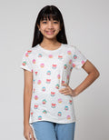 Aero Short Sleeve T-Shirt Print Fullprint Head Girl