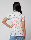 Aero Short Sleeve T-Shirt Print Fullprint Head Girl
