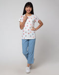 Aero Short Sleeve T-Shirt Print Fullprint Head Girl