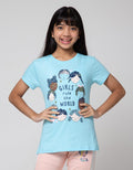 Aero Short Sleeve T-Shirt Print Girl Rules The World