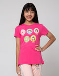 Aero Short Sleeve T-Shirt Print Round Head Girl