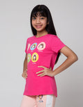 Aero Short Sleeve T-Shirt Print Round Head Girl