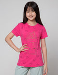 Aero Boba Love Kaos Anak Perempuan