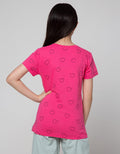 Aero Boba Love Kaos Anak Perempuan