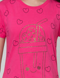 Aero Boba Love Kaos Anak Perempuan