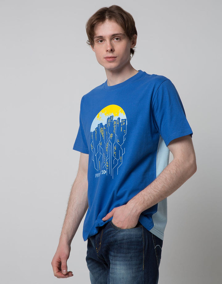 Nevada C And S On Back Print Kaos Pria