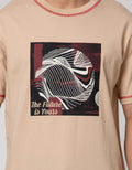 Nevada Short Sleeve T-Shirt Print Contrast Stitch