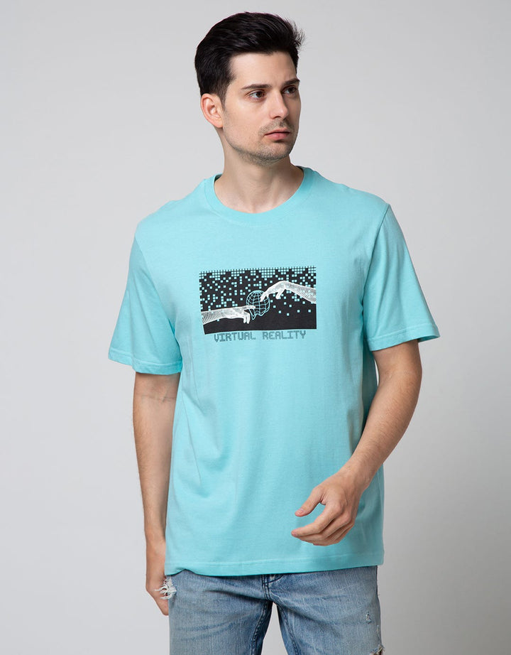 Nevada Short Sleeve T-Shirt Print Virtual Reality