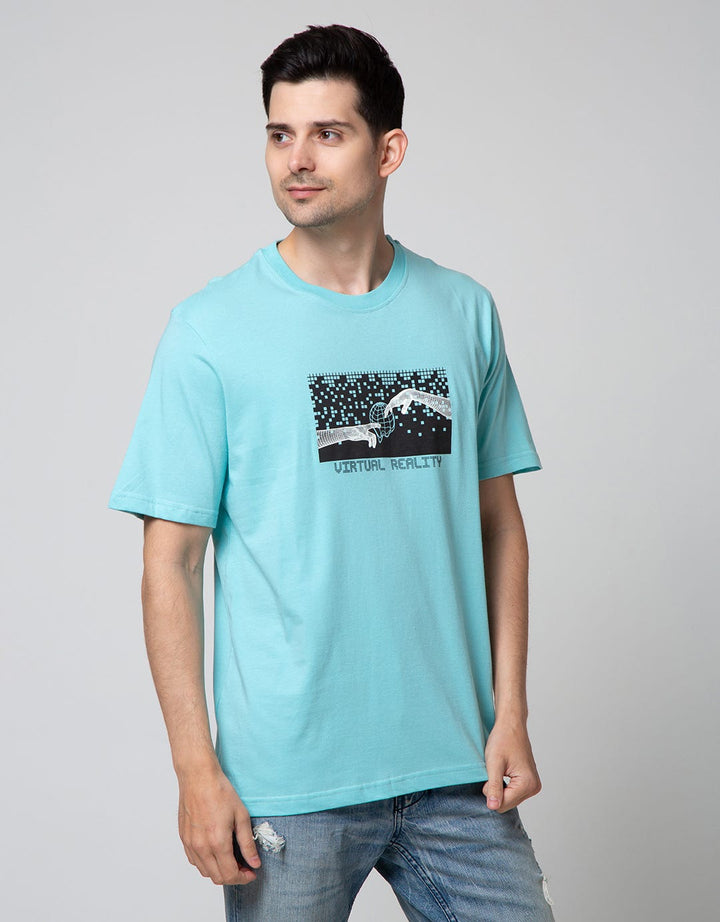 Nevada Short Sleeve T-Shirt Print Virtual Reality