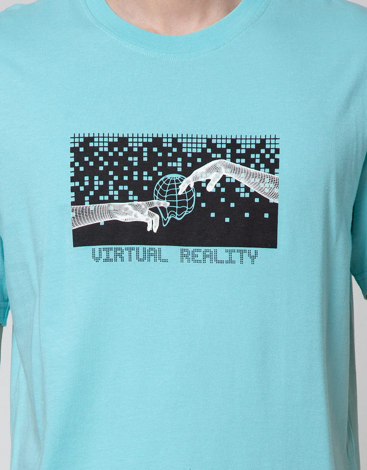 Nevada Short Sleeve T-Shirt Print Virtual Reality