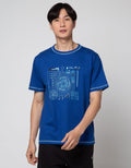 Nevada Short Sleeve T-Shirt Print Contrast Stitch