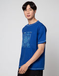 Nevada Short Sleeve T-Shirt Print Contrast Stitch