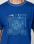 Nevada Short Sleeve T-Shirt Print Contrast Stitch