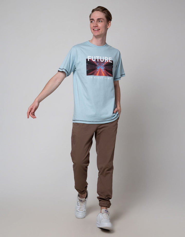 Nevada Short Sleeve T-Shirt Print Future Contrast Stitch