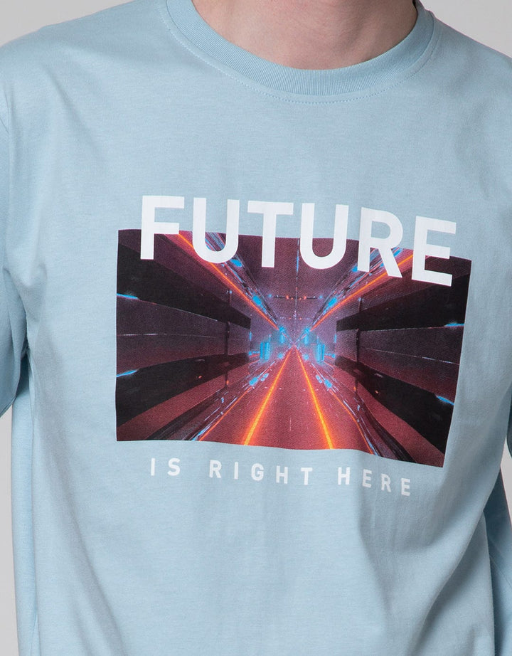 Nevada Short Sleeve T-Shirt Print Future Contrast Stitch