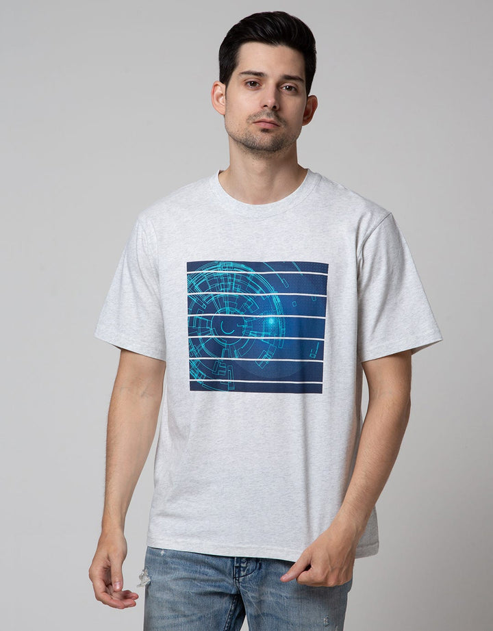 Nevada Short Sleeve T-Shirt Print Square Stripe