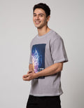 Nevada Short Sleeve T-Shirt Print Contrast Stitch