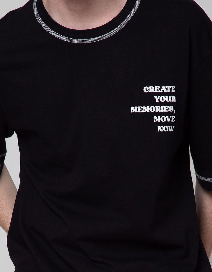 Nevada Short Sleeve T-Shirt Print Create Oversized