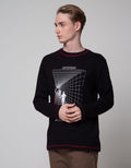Nevada Long Sleeve T-Shirt Print Contrast Stitch