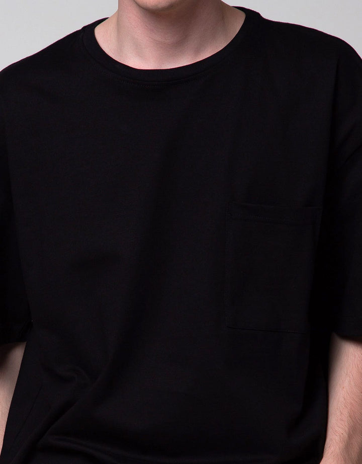 Nevada Short Sleeve T-Shirt Print Pocket Oversized Wider Neck Rib