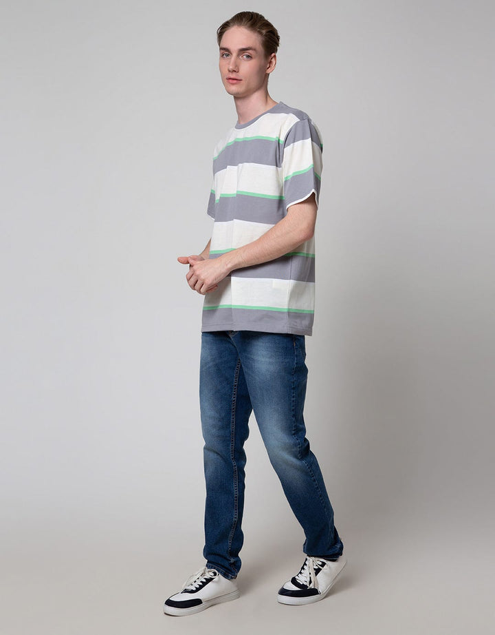 Nevada Short Sleeve T-Shirt Horizontal Stripe