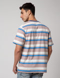 Nevada Vertical Stripe Kaos Pria