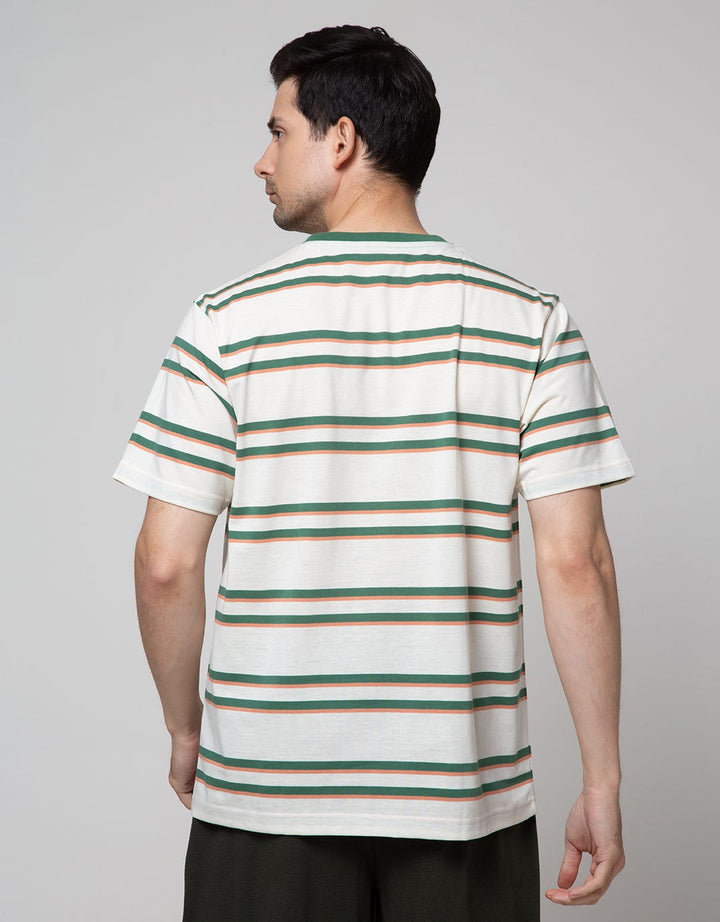 Nevada Vertical Stripes Kaos Pria