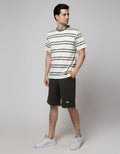 Nevada Vertical Stripes Kaos Pria
