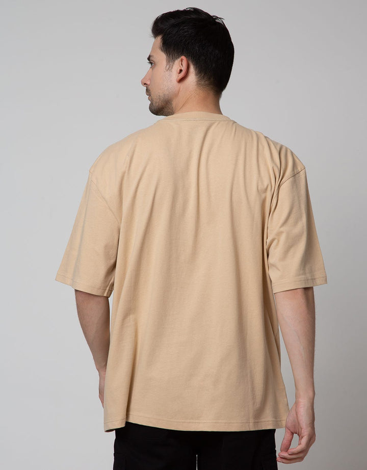 Nevada Short Sleeve Oversized Hologram Print T-Shirt