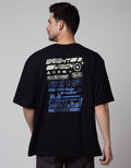 Nevada Short Sleeve T-Shirt Print Oversized Glow In The Dark