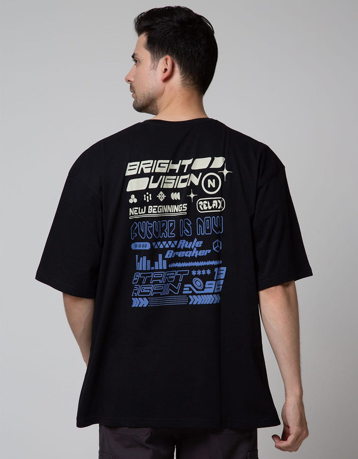 Nevada Short Sleeve T-Shirt Print Oversized Glow In The Dark