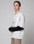 Nevada Long Sleeve T-Shirt Print Mocksleeve Oversized