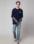 Nevada Long Sleeve T-Shirt Mocksleeve Oversized