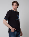 Nevada Short Sleeve T-Shirt Print Contrast Stitch
