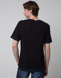 Nevada Short Sleeve T-Shirt Print Contrast Stitch
