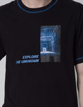 Nevada Short Sleeve T-Shirt Print Contrast Stitch