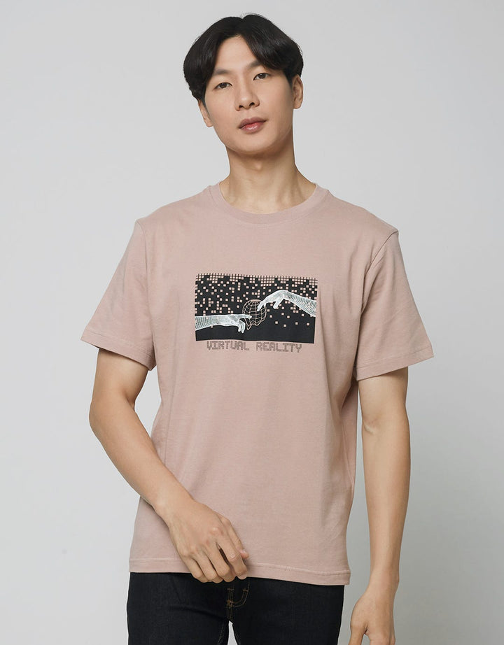 Nevada Short Sleeve T-Shirt Print Virtual Reality