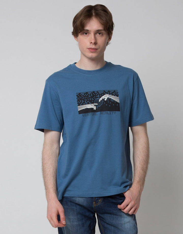 Nevada Short Sleeve T-Shirt Print Virtual Reality