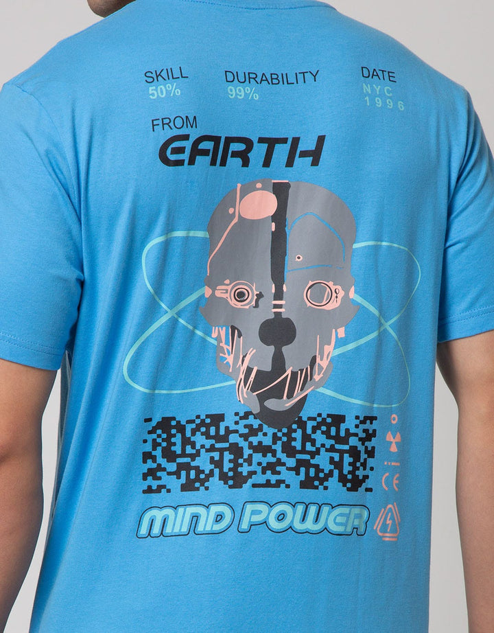 Nevada Short Sleeve T-Shirt Backprint Glow In The Dark Or Holo
