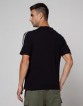 Nevada Short Sleeve T-Shirt Print Flat Knit On Shoulder