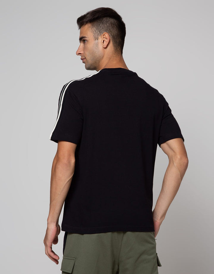 Nevada Short Sleeve T-Shirt Print Flat Knit On Shoulder