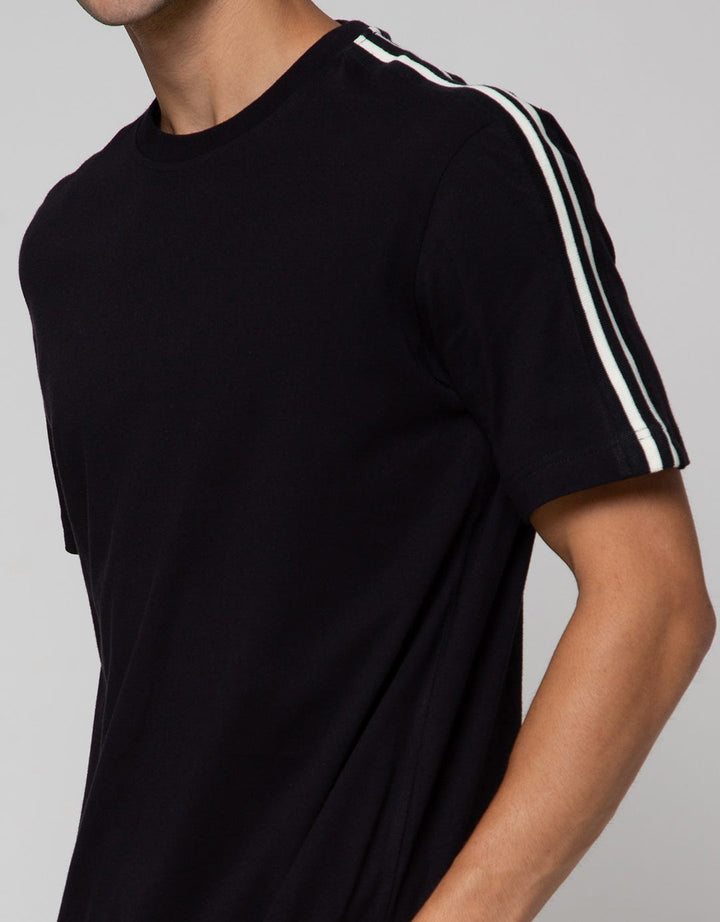 Nevada Short Sleeve T-Shirt Print Flat Knit On Shoulder
