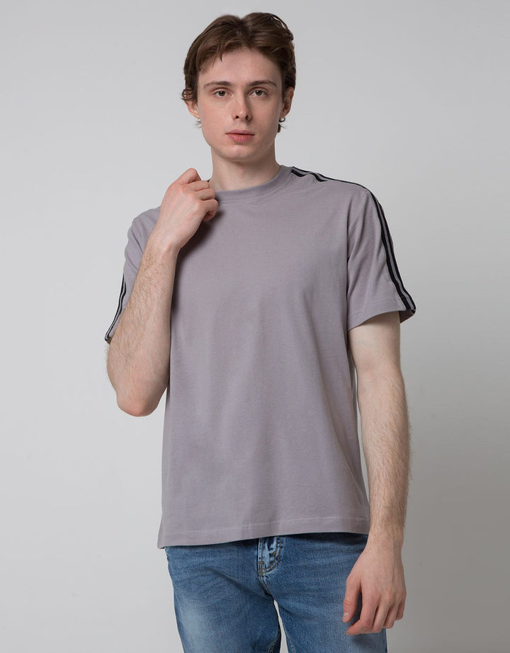 Nevada Short Sleeve T-Shirt Print Flat Knit On Shoulder