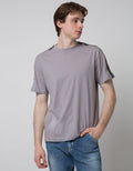 Nevada Short Sleeve T-Shirt Print Flat Knit On Shoulder