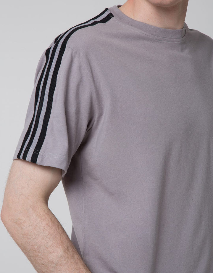 Nevada Short Sleeve T-Shirt Print Flat Knit On Shoulder