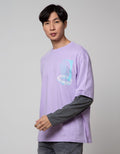 Nevada Mocksleeve Print Men's T-Shirt