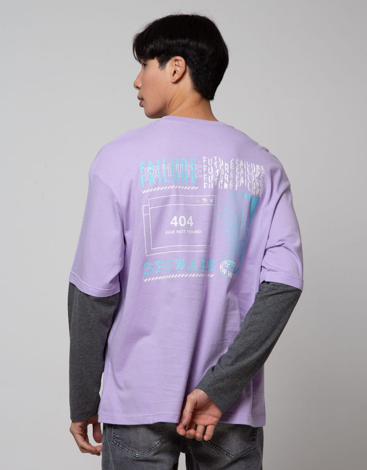 Nevada Mocksleeve Print Men's T-Shirt