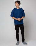 Nevada Short Sleeve T-Shirt Print Pocket Oversized Wider Neck Rib
