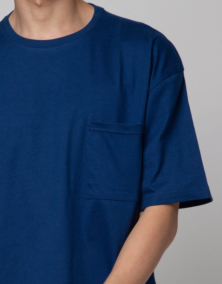 Nevada Short Sleeve T-Shirt Print Pocket Oversized Wider Neck Rib