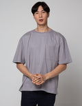 Nevada Short Sleeve T-Shirt Print Pocket Oversized Wider Neck Rib